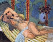 Henri Matisse Nude in front of a blue background oil painting reproduction